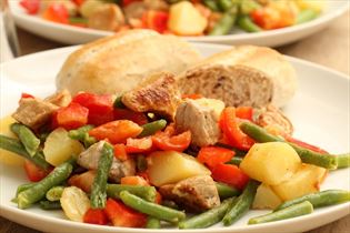 Kartoffelsalat mit Schinken Kartoffelsalat mit Schinken