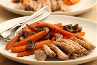 Entenbrust mit Champignons Entenbrust mit Champignons