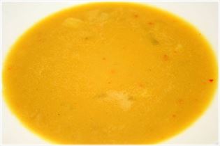 Kürbissuppe mit Chili