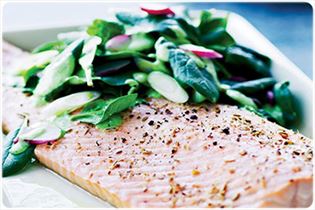 Lachsfilet im Ofen gebacken Lachsfilet im Ofen gebacken