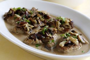 Ofen-Filets mit Champignons