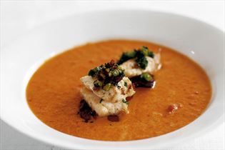 Rote Flundersuppe Rote Flundersuppe