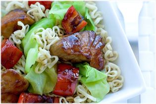 Seehecht im Wok mit Soja und Ingwer Seehecht im Wok mit Soja und Ingwer