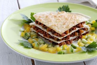 Mexikanische Tortillaquiche Mexikanische Tortillaquiche