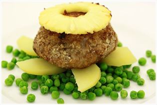 Fantastische Ananas-Hacksteaks Fantastische Ananas-Hacksteaks