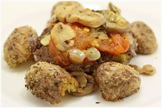 Folien-Steak mit Ofenkartoffeln Folien-Steak mit Ofenkartoffeln
