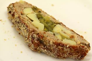 Hackbraten mit Kartoffel und Porree Hackbraten mit Kartoffel und Porree