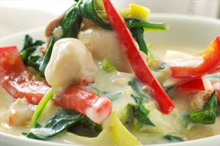 Hähnchen in "Kokosmilch" Hähnchen in "Kokosmilch"