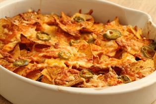 Nachos mit Hähnchen