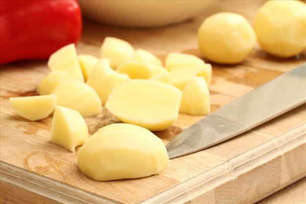 Kartoffelsalat mit Schinken