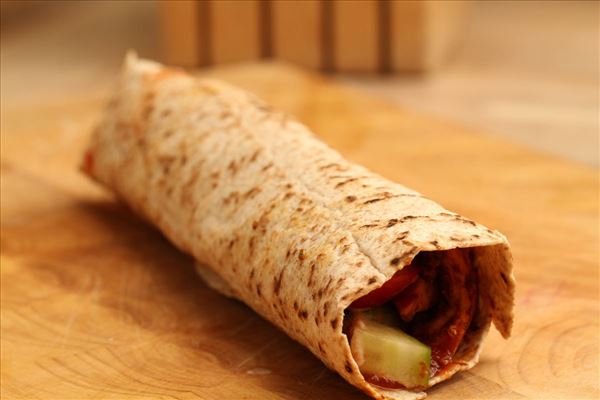 Mexikanische Wraps mit Hähnchen