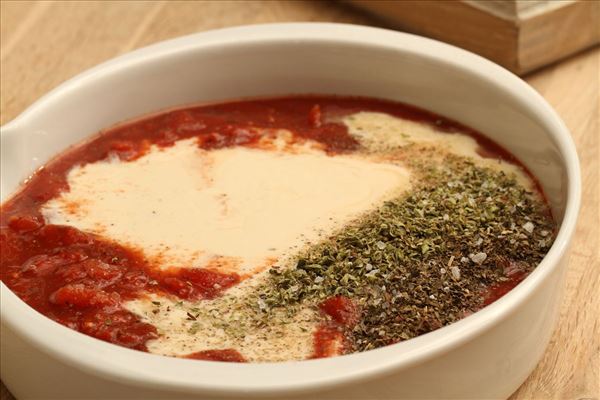 Putenfilet in Tomaten-Käse-Sauce