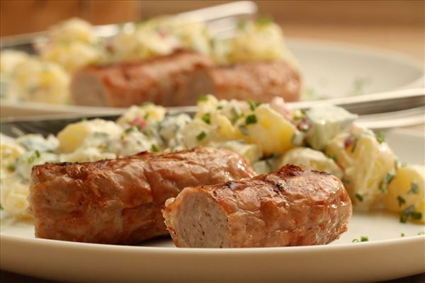 Kartoffelsalat mit Bratwurst