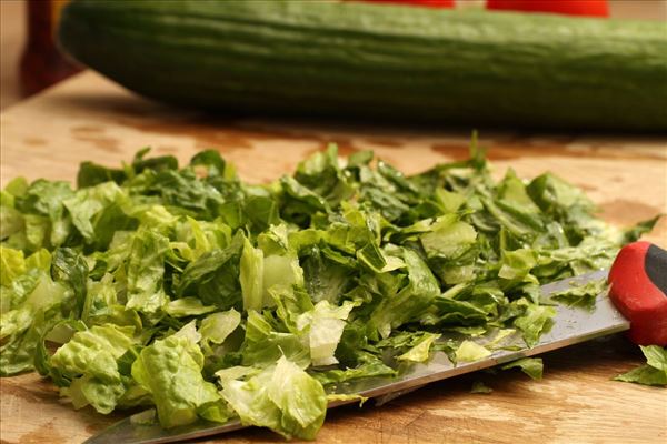 Hähnchensalat mit Senfdressing