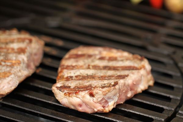 Gemüsespieß mit Rindersteak