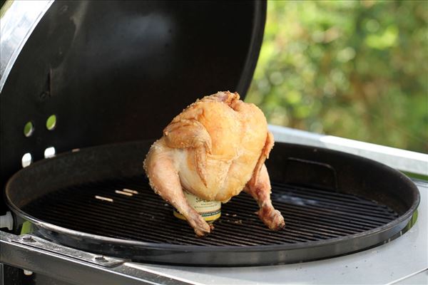 Hähnchen auf Dose mit Herbst-Rohkost