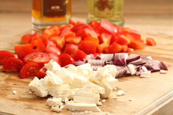 Bohnensalat mit Feta