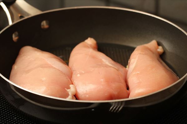 Hähnchenfilet in Rotwein