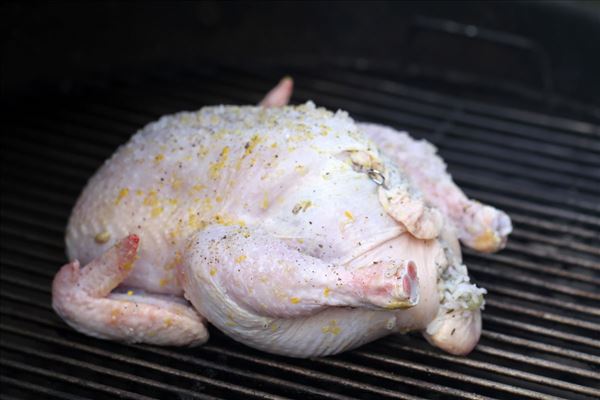 Gefülltes Hähnchen mit Tomatenkompott