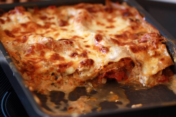 Hähnchenlasagne mit Zucchini und Möhren