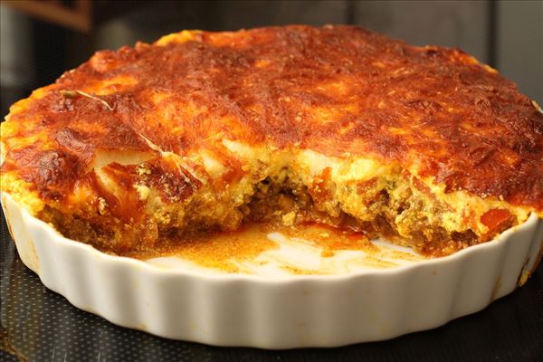 Mexikanische Quiche mit Rindfleisch