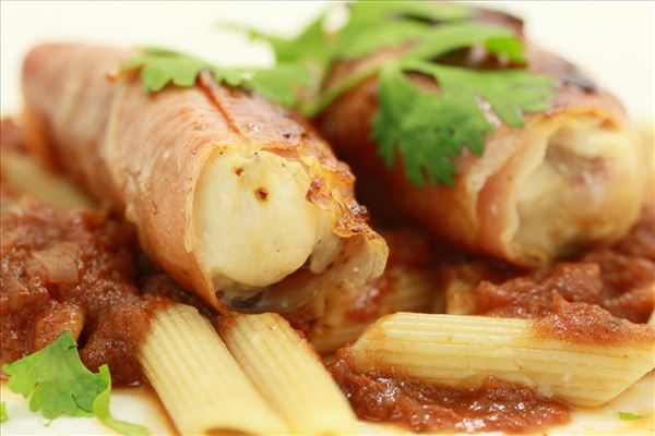 Zitronen-Knoblauch-Hähnchen mit Parmaschinken