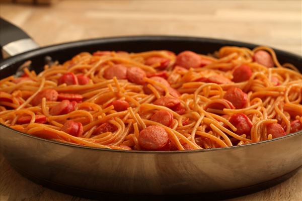 Würstchen-Spaghetti