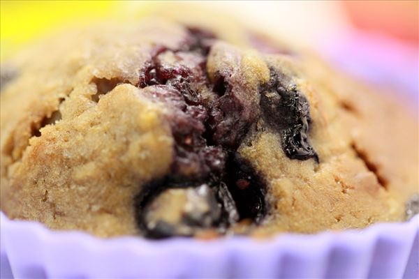 Heidelbeermuffins mit Haferflocken