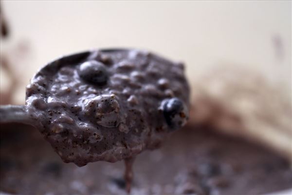 Heidelbeermuffins mit Haferflocken