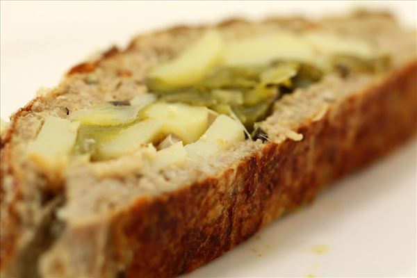Hackbraten mit Kartoffel und Porree