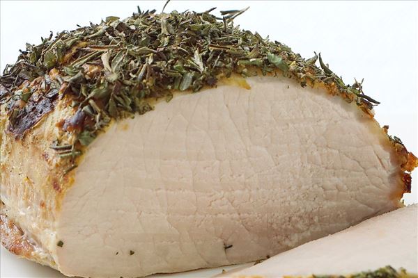 Schinkenbraten mit Wirsingkohlsalat