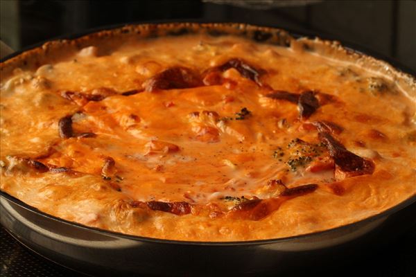 Hähnchenpfanne mit Brokkoli und Reis